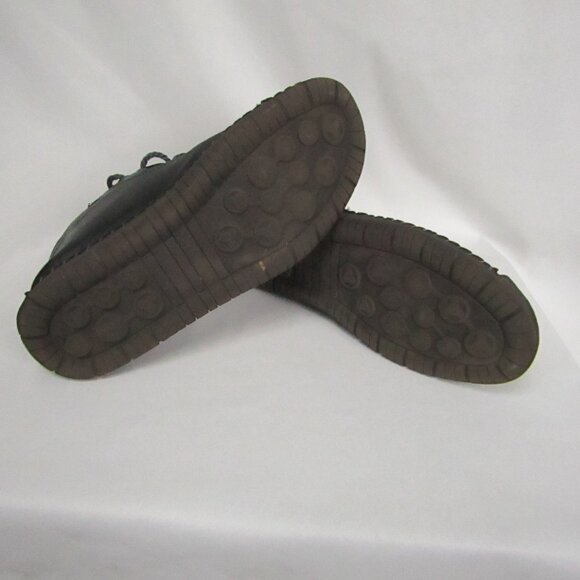 Mens Vintage Casual Handmade Leather Non-Slip Walking Shoes Size 11 - Picture 5 of 5